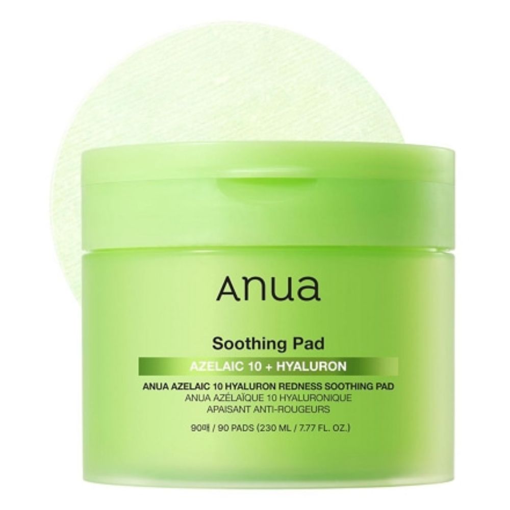 Anua Azelaic 10 Hyaluron Redness Soothing Pad 90 Und
